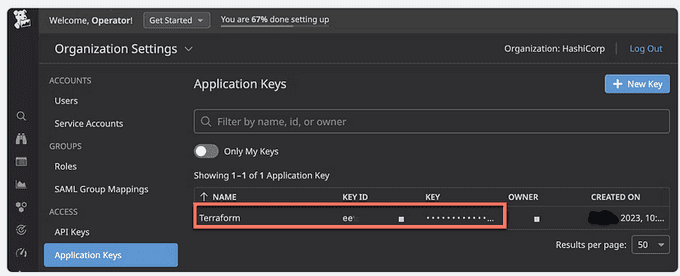 Application Key